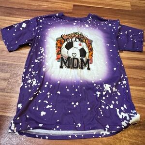 Purple Soccer Mom Graphic Tee